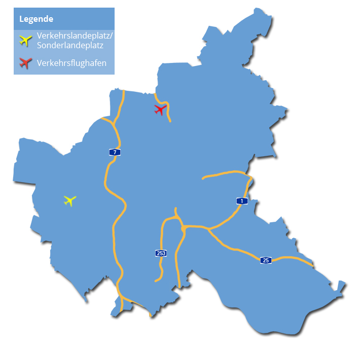 Flugplätze in Hamburg